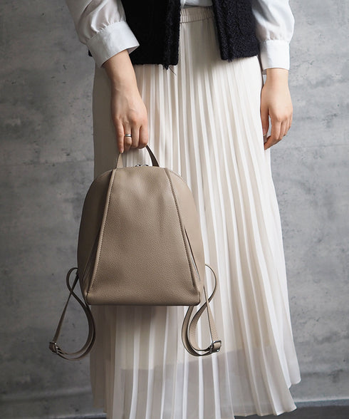 【雑誌掲載・ショップチャンネルOA商品】レザー 軽量 ミニリュック 18-1196